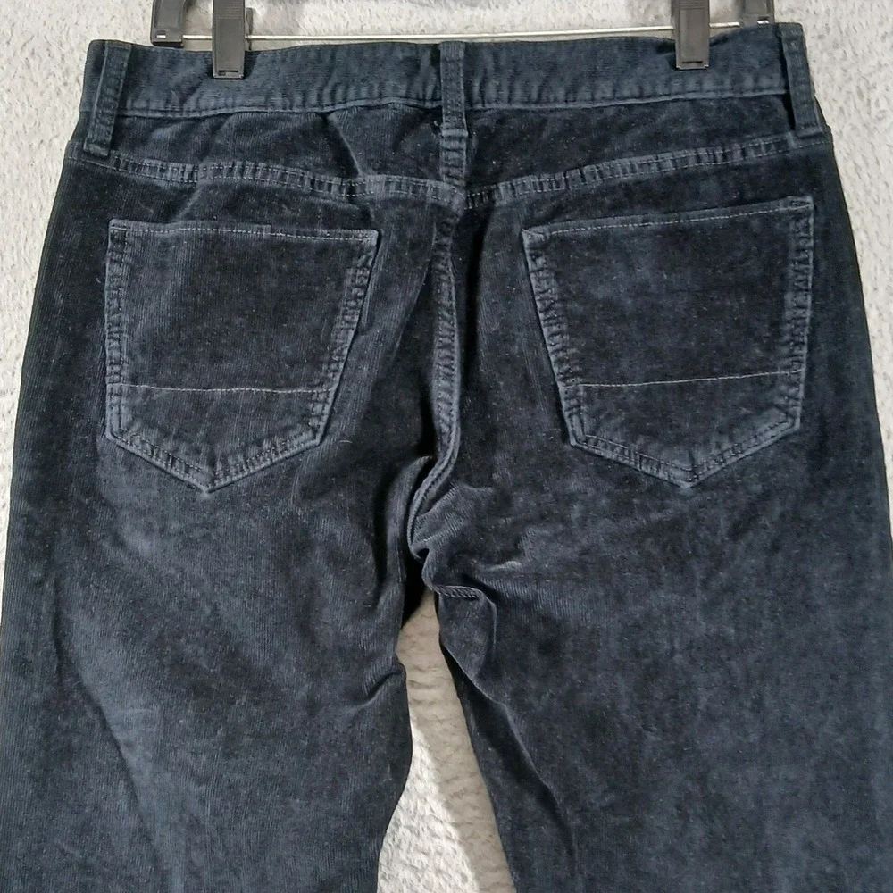 Banana Republic Slim Fit Corduroy Pants 32x30 Navy‎ Blue